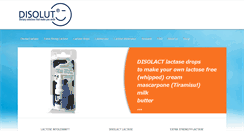 Desktop Screenshot of disolactlactase.com